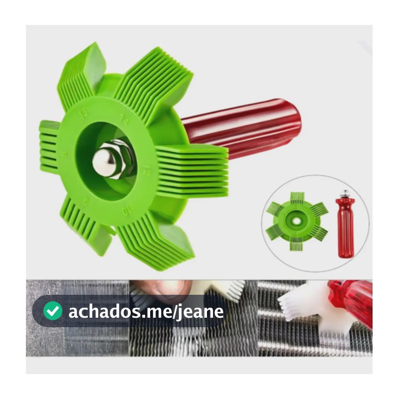 Pente Aletas De 6 Pontas Plástico Ct-351 Ar Condicionado