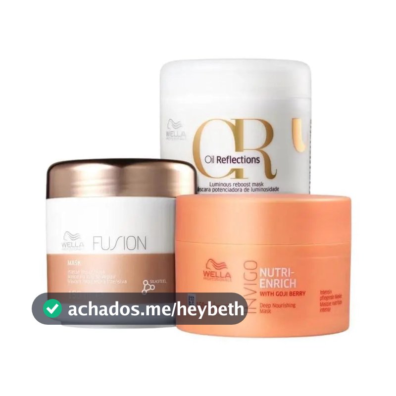 Kit Wella Cronograma Capilar Fios Perfeitos 3 Produtos