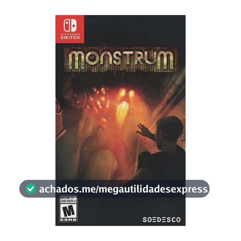 Jogo Monstrum Nintendo Switch Midia Fisica