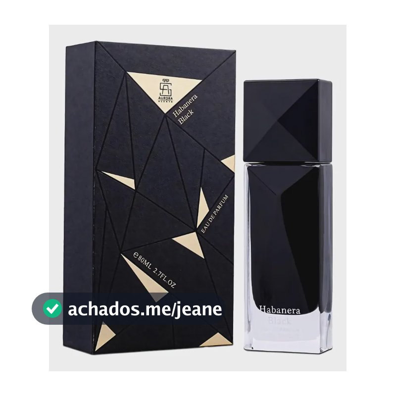 Aurora Scents Habanera Black Edp 80 mL Para Homens ( )