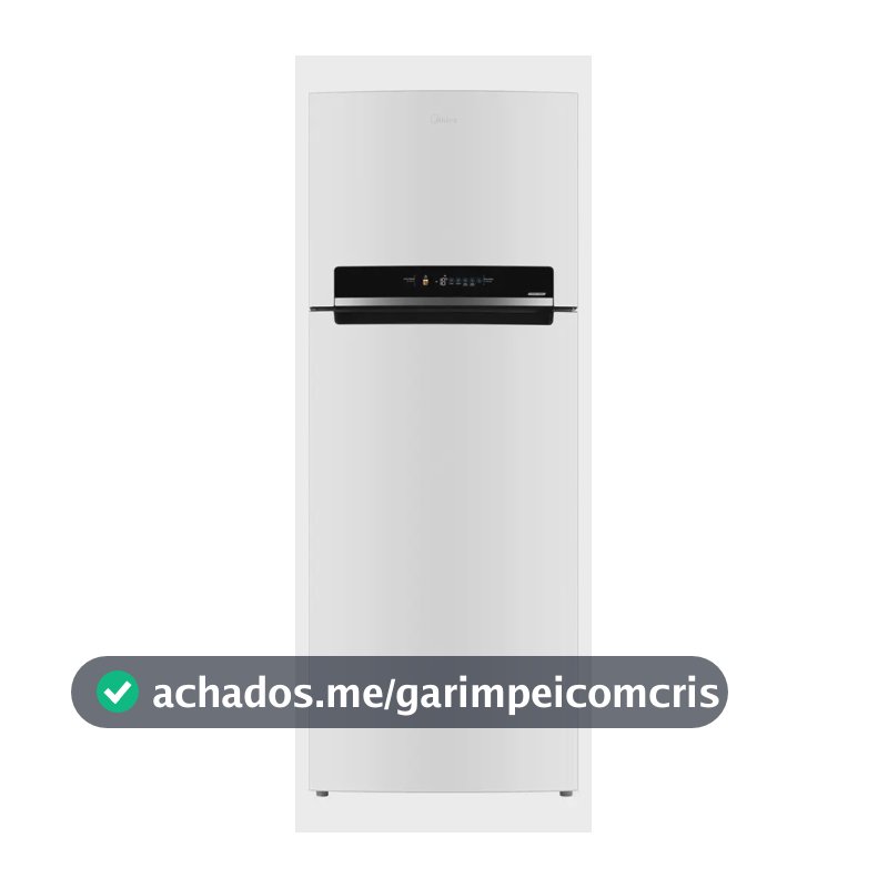 Geladeira Midea Frost Free Duplex 491L Inverter com Wi-Fi, Branca