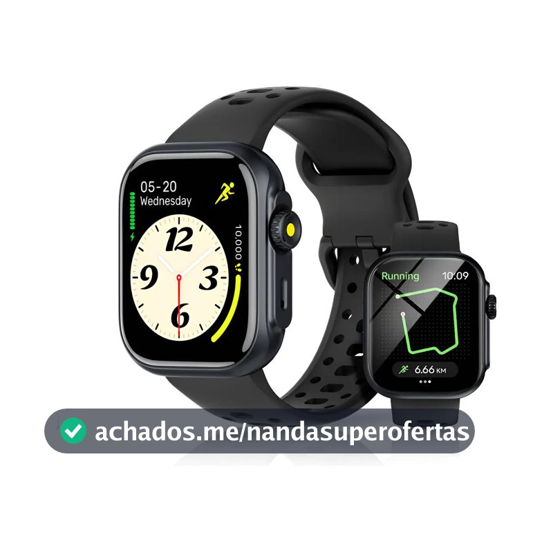 Relógio Smartwatch Bettdow FB041 GPS Alexa 5M/IP68 À Prova D'Água
