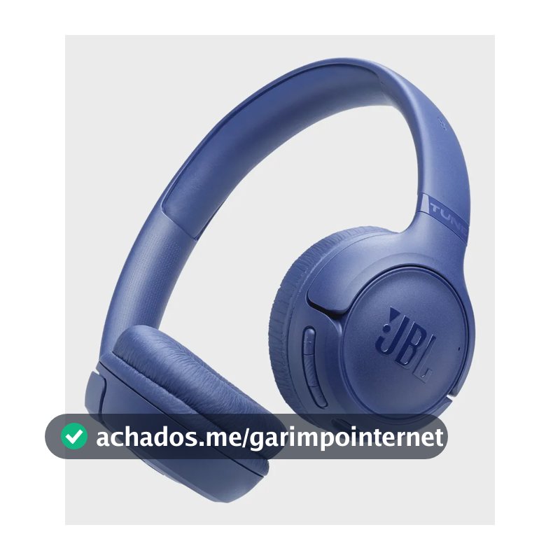 Fone De Ouvido Bluetooth Sem Fio Tune 530 Jbl - Azul Azul