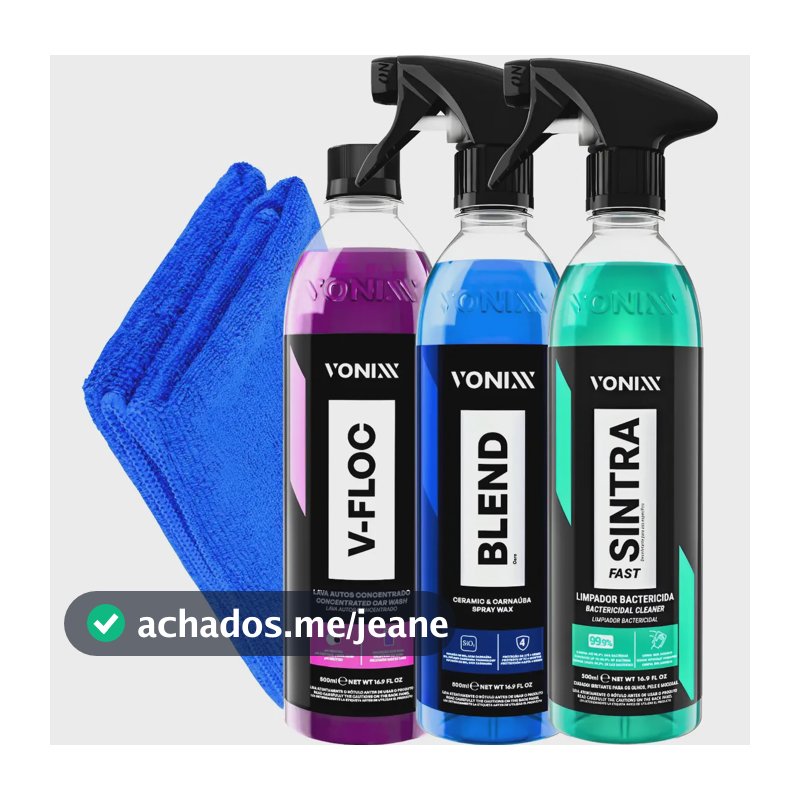 Carnauba Blend Spray Vonixx + V-floc 500ml + Sintra Fast