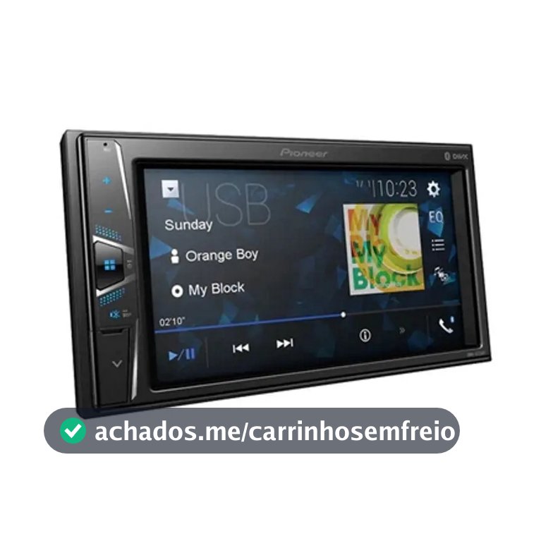 Pioneer Dmh-g225bt Multimídia Mp5 6.2 Pol Bluetooth