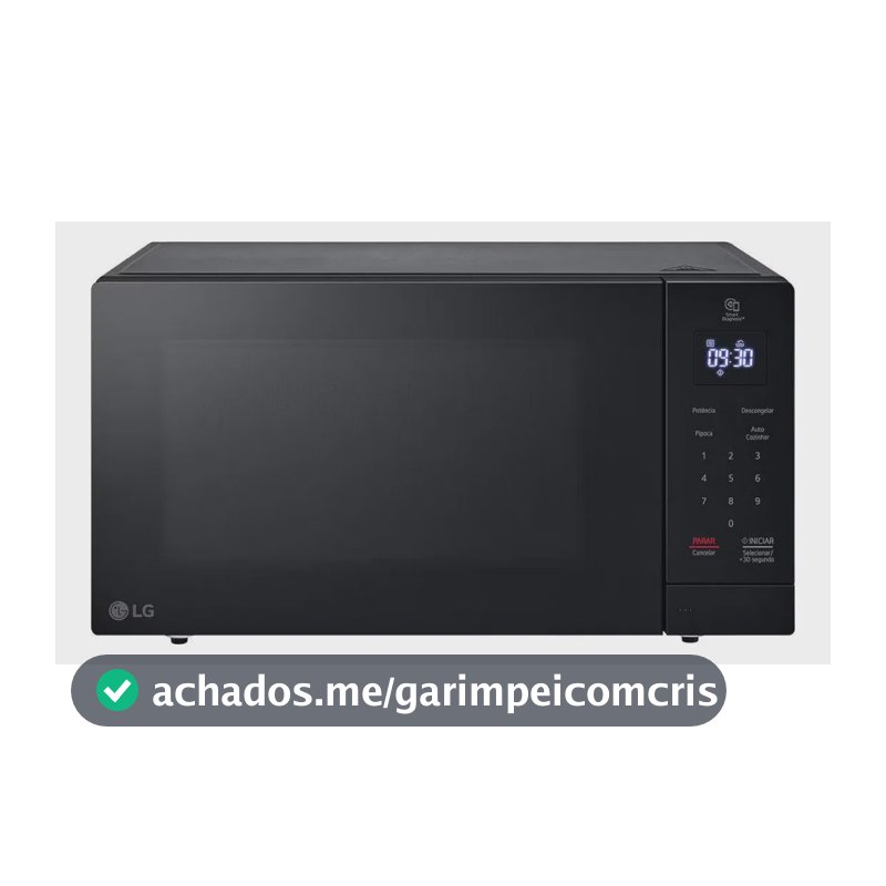 Micro-ondas NeoChef LG 30L Preto Limpa Fácil - 220V