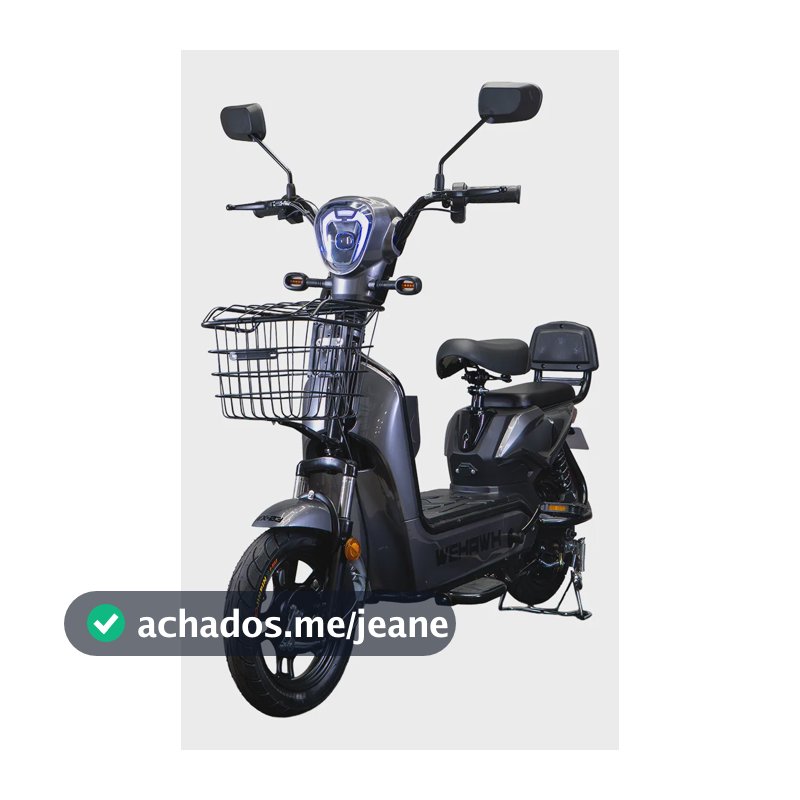 Bicicleta Elétrica Wehawk Wx03 800w 48v Pré-montada Cinza