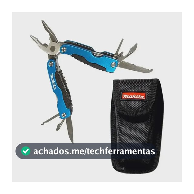 Alicate Canivete Multiuso Com Estojo Pgc-120040 Makita Azul