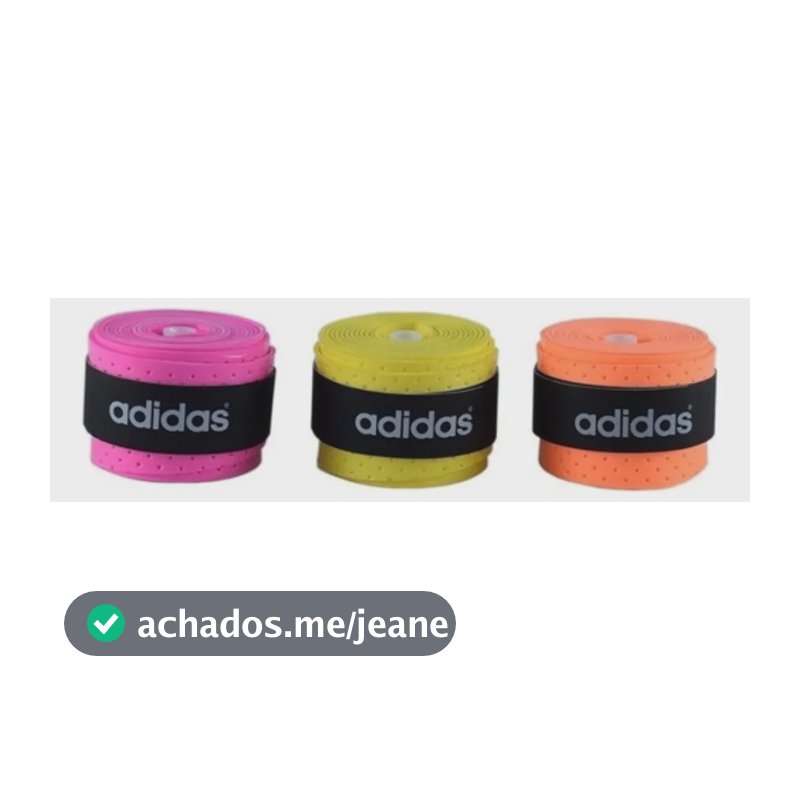 Overgrip Raquete Beach Tennis, Tênis Ou Padel - 3 Unidades Colorido