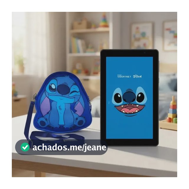 Tablet Positivo Vision Tab 7 Stitch, 64 GB, 3 GB RAM, Tela 7" IPS, Android 14 Go, com Capa e Mochila