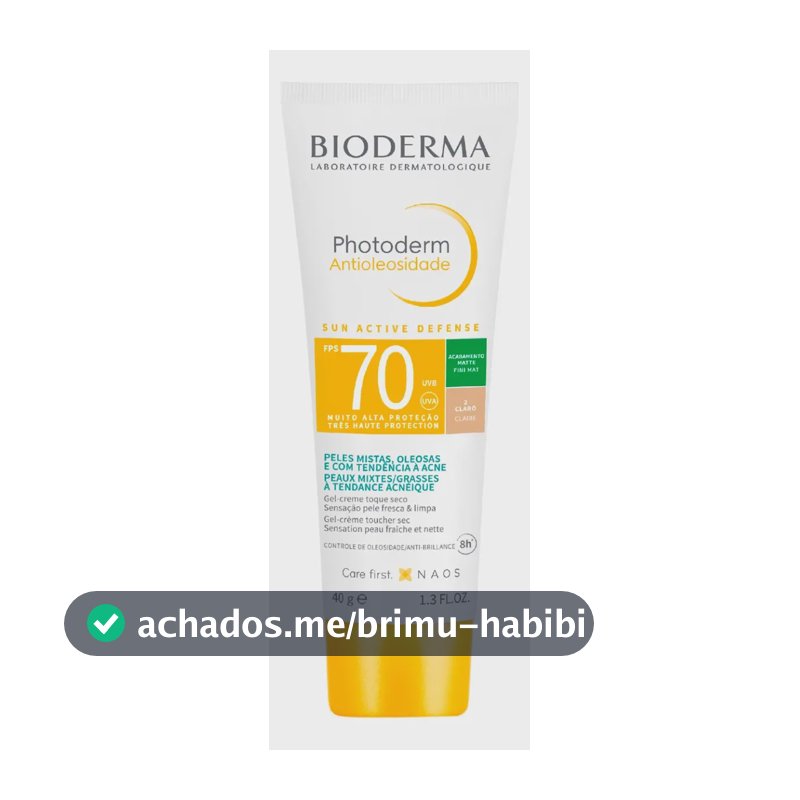 Protetor Solar Photoderm Antioleosidade Fps70 2.0 Claro 40g Bioderma