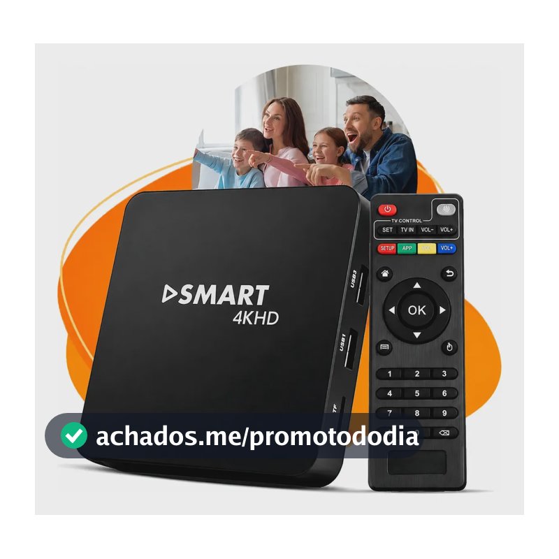 Smart Pro Tv Box 4k Android Tv Youtube Netflix Wi-fi 5g
