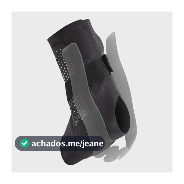 Tornozeleira Kestal Sensi Ankle Esquerda Preta