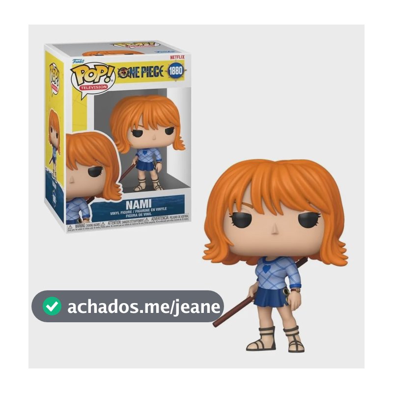 Boneco Funko Pop Animation Live Action One Piece Nami 1880