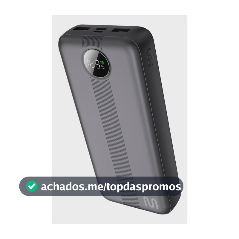 Carregador Portátil Powerbank Display 20000mah Multi - Cb176