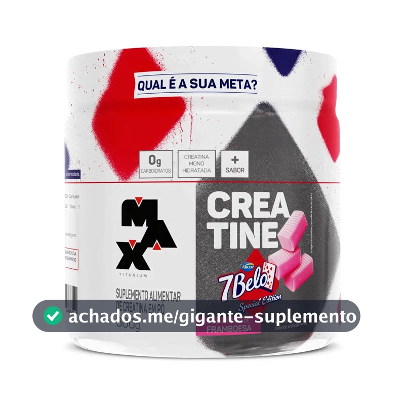 Creatina Max Titanium 7 Belo em pó x 300g