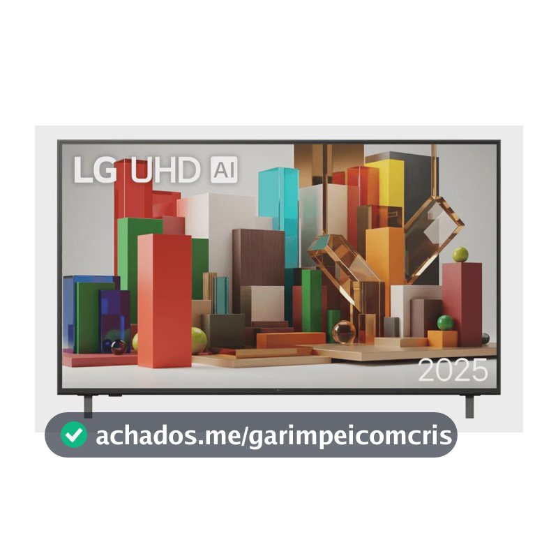 Smart TV Profissional 4K 50" LG UHD 50AU801 Processador α7 AI Ger8 Super Upscaling Google Cast Alexa Integrado Controle AI Smart Magic WebOS 25