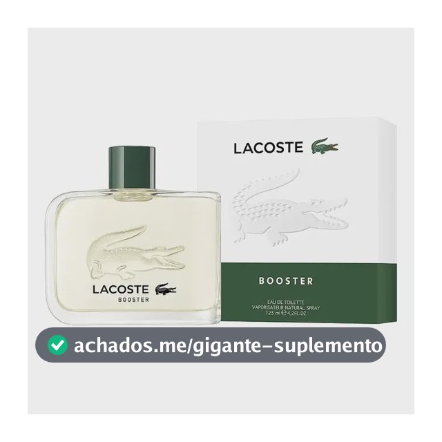 Lacoste Booster Eau De Toilette Perfume Masculino 125ml Volume da unidade 125 mL
