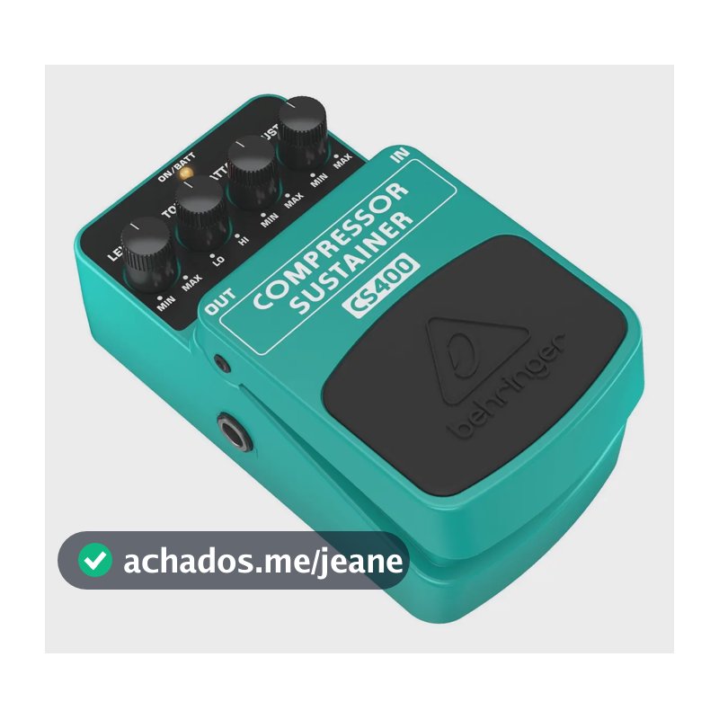Pedal de efeito Behringer 235819 CS400 verde-claro