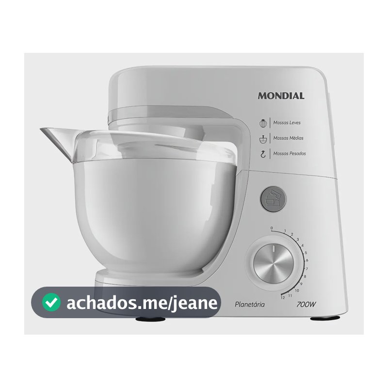 Batedeira Planetária Mondial 700W BP-03-W