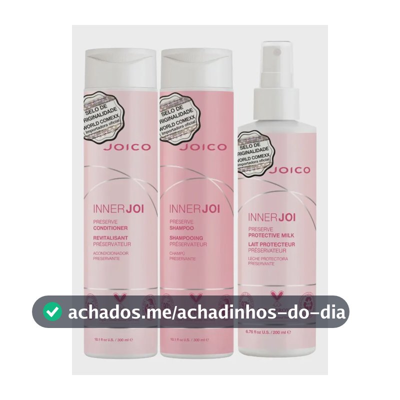 Kit Innerjoi Preserve Sh+ Cond+ Protective Milk 200ml -joico