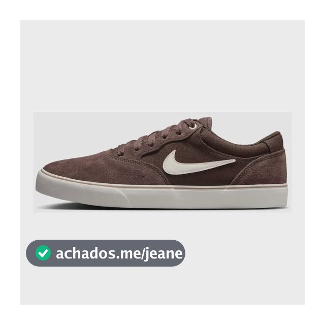 Tênis Nike Sb Chron 2 Masculino Marrom/branco 38 38 Br