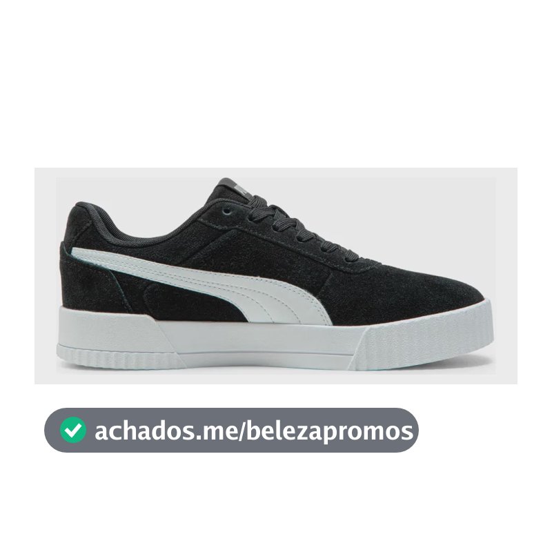 Tênis Feminino Carina Bdp Puma Preto Lisa 39 Br