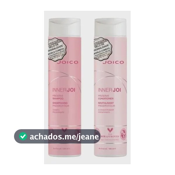 Kit Innerjoi Shampoo E Condicionador Preserve 300ml - Joico