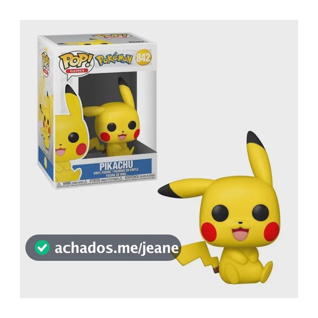 Boneco Funko Pop! Pokémon - Pikachu Sitting