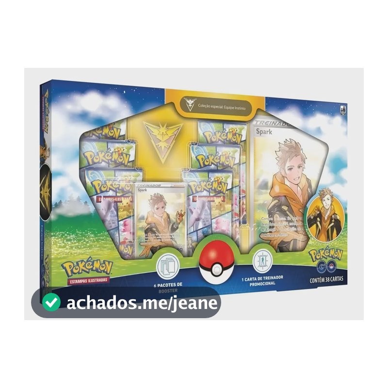 Jogo De Cartas Pokémon Go Box Especial Treinadores Copag Idioma Português Instinto