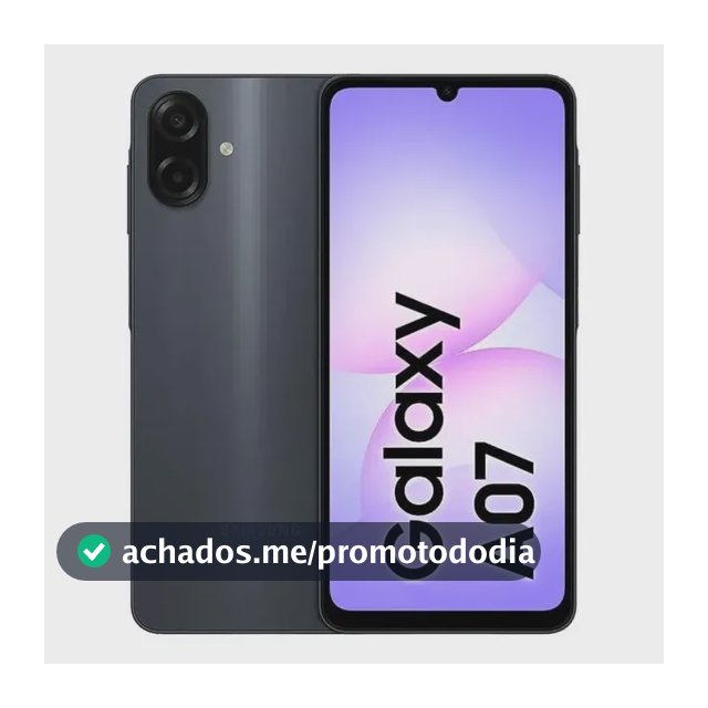 Celular Samsung Galaxy A07 128gb 4gb Tela Grande