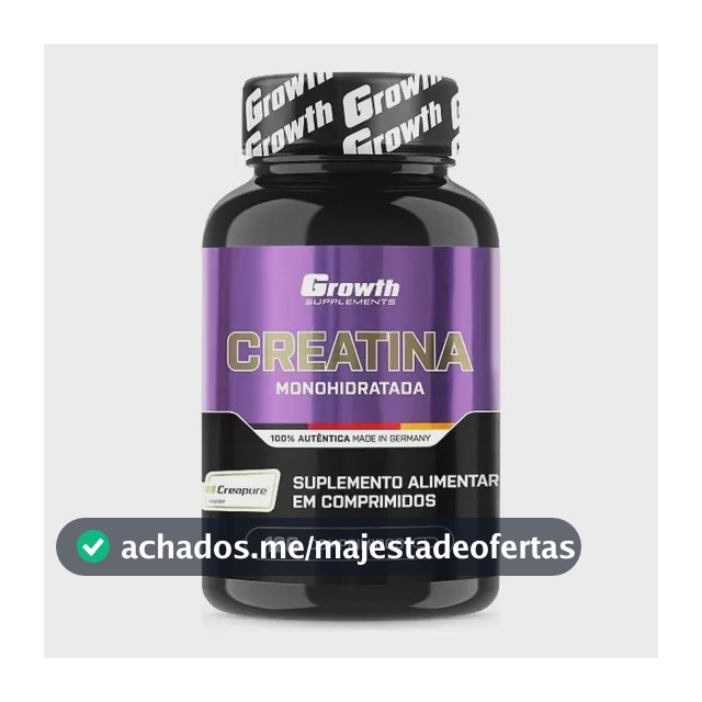 Creatina Growth Supplements em cápsula Sem sabor de 120 un