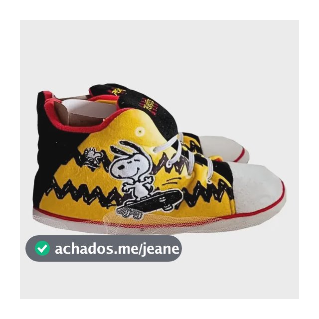 Pantufa Tênis - Zonacriativa
