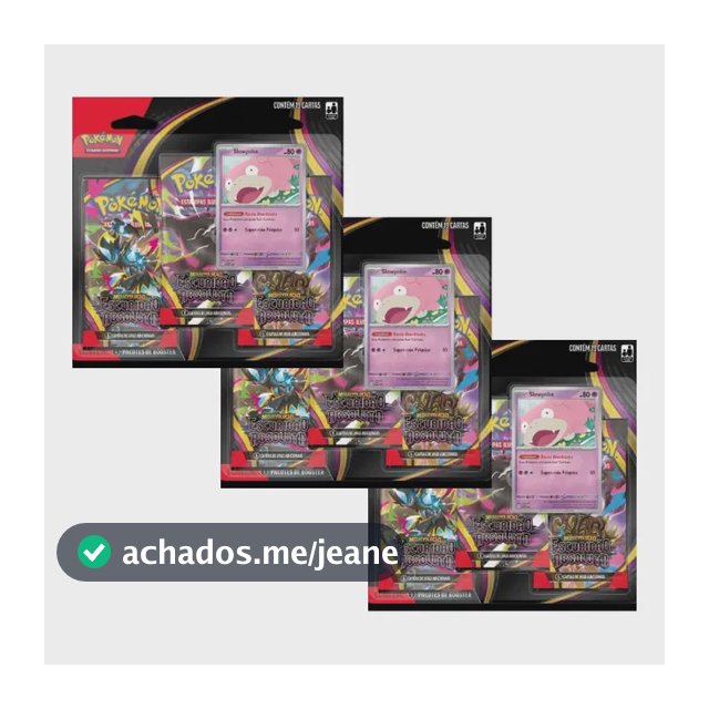 Pokemon Tcg: Kit 3 Blister Triplo De Escuridão Absoluta Pokemon Tcg - Escuridão Absoluta Português