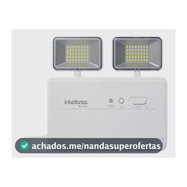 Bloco Iluminação De Emergência 400 Lumens Bla 400 Intelbras