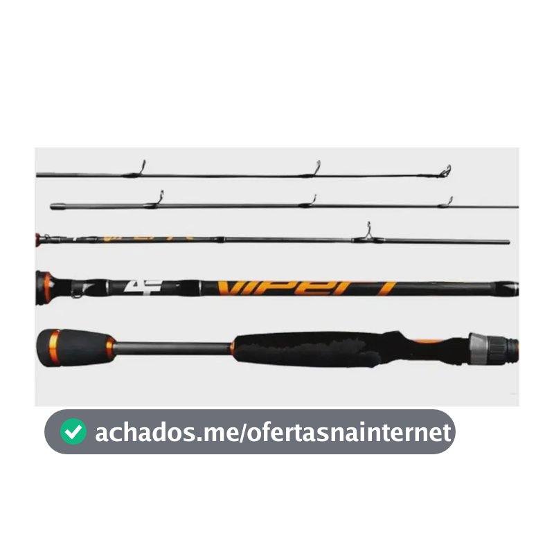 Vara Albatroz Carretilha Viper 1 C602 1,83 m 8-17lb 2 Partes