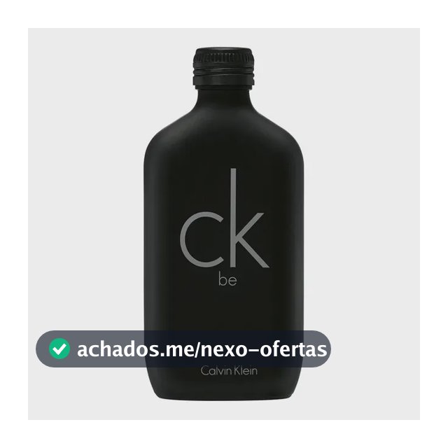 Perfume Masculino e Feminino Ck Be Eau de Toilette 200ml Calvin Klein