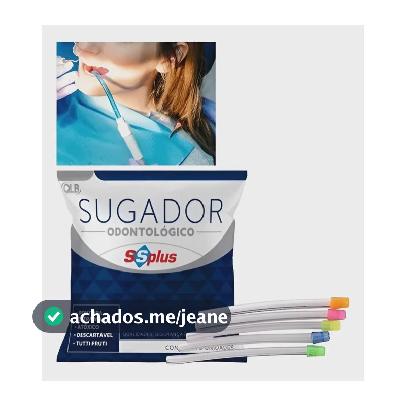 Sugador Odontologico Descartável Colorido Ssplus C/40 Unid.
