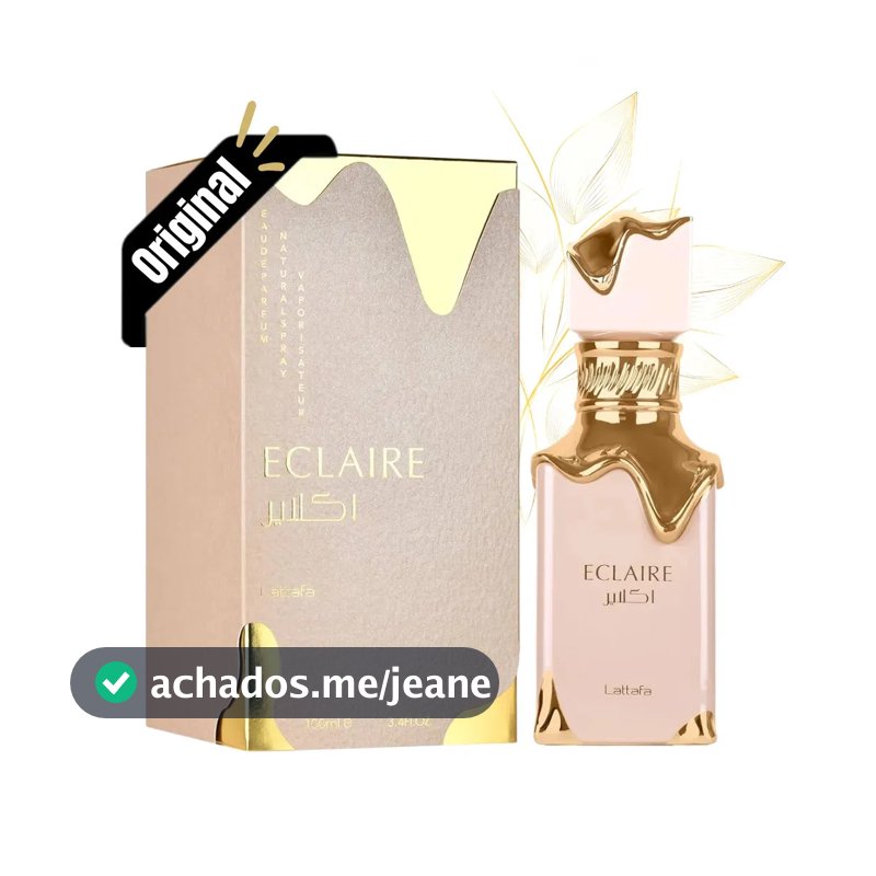 Perfume Árabe Eclaire Eau De Parfum Lattafa 100ml Feminino 100% Original Com Nf