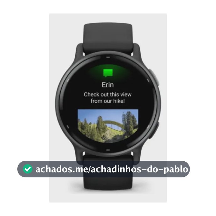Garmin Vivoactive 5 Preto Com Pulseira De Silicone