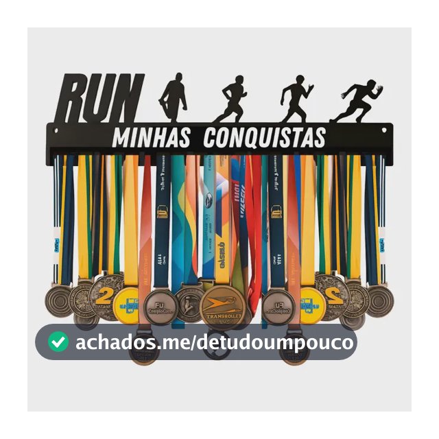 Melhor Porta Medalhas Suporte Parede Até 65 Medalhas Corrida Masculino