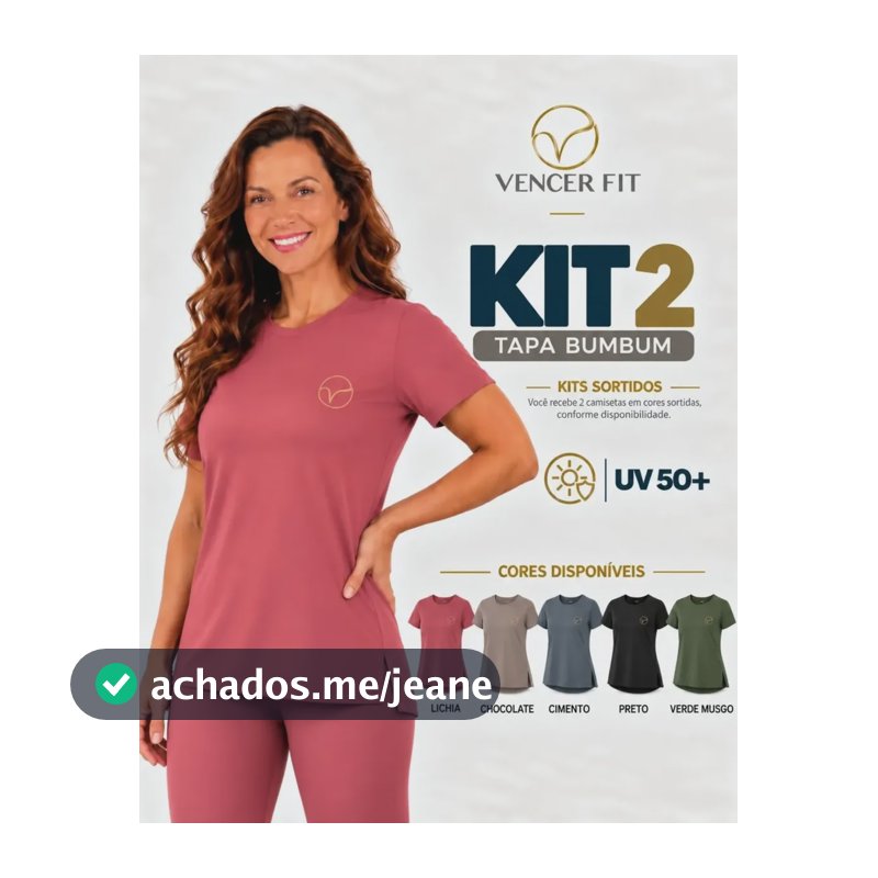 Kit 2 Blusas Tapa Bumbum Academia Feminina Dry Fit Sortido Sortidas Liso G
