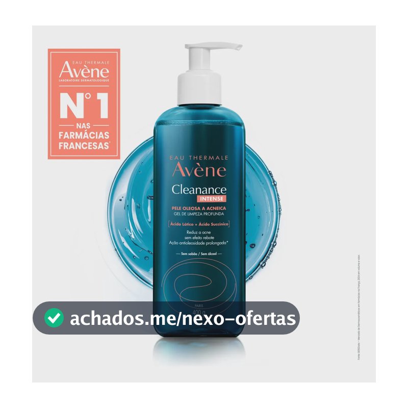 Gel de Limpeza Facial Avène Cleanance Intense Pele Oleosa 400g