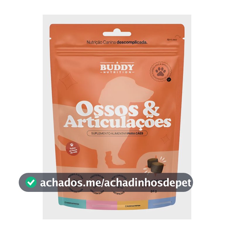 Ossos & Articulações - Buddy Nutrition 30 Soft Chews - Pouch
