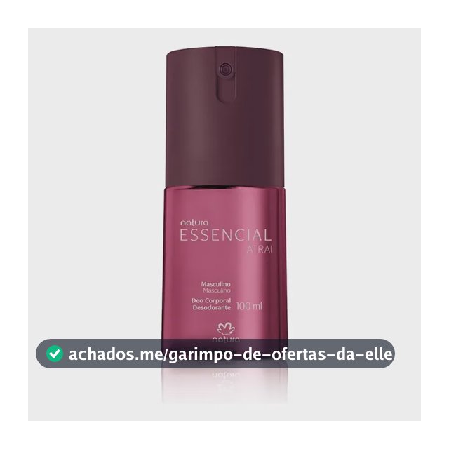 Corporal Natura Essencial Atrai Masculino 100ml