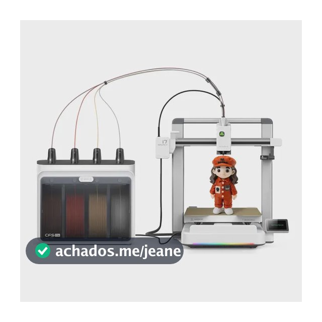 Impressora 3d Multicolorida Creality Sparkx I7 Combo 500mm/s 127/220v Branco