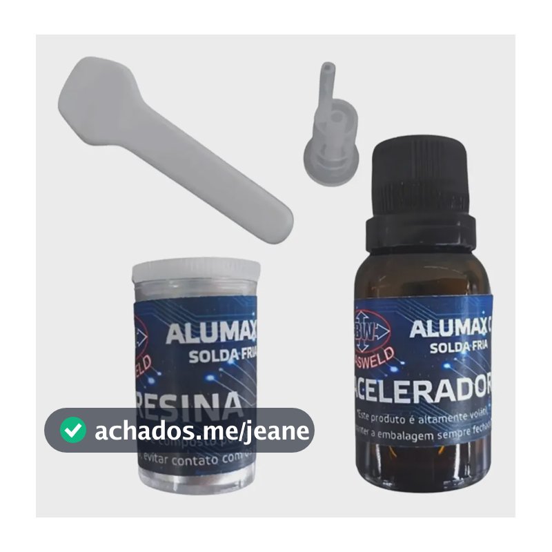 Solda Fria Para Evaporadores De Alumínio Alumax C Acelerador