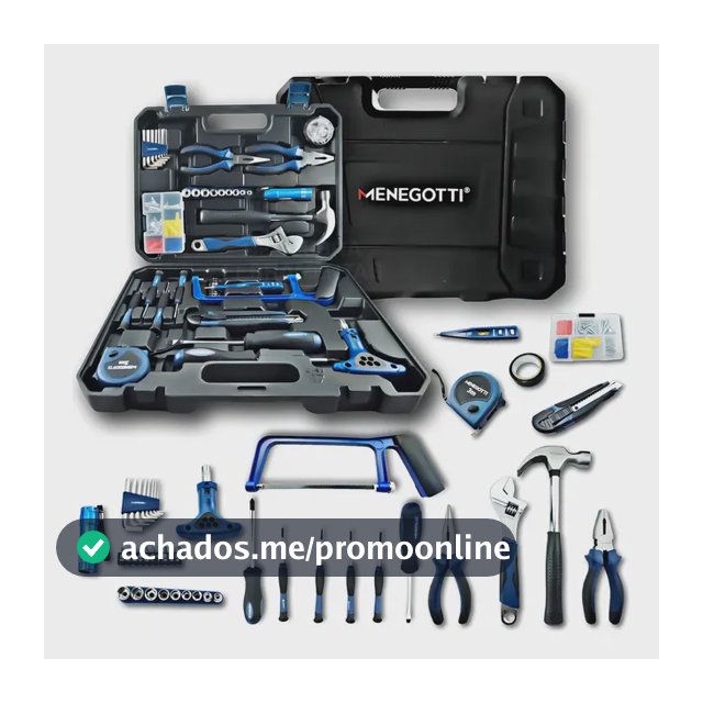 Jogo De Ferramentas Pro 135 Peças Com Maleta Kit Com Chaves Cor Azul-turquesa