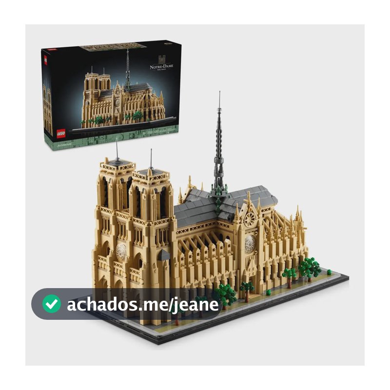 Blocos de montar LegoArchitecture 21061 4383 peças em caixa