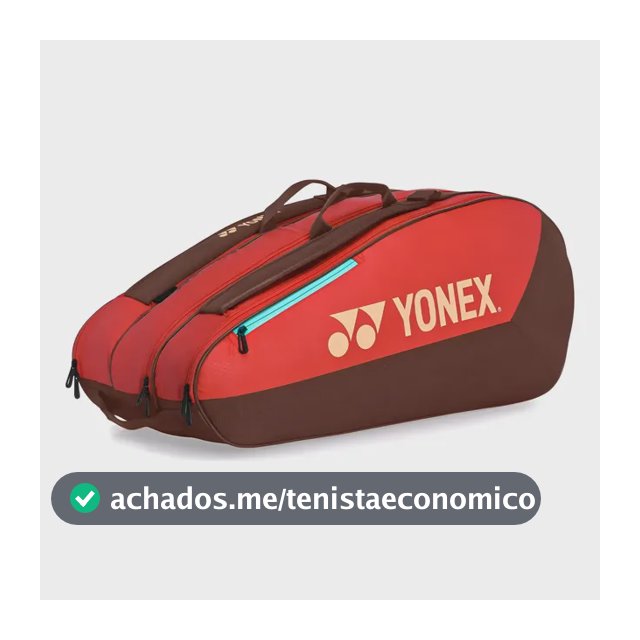 Raqueteira Yonex Team Tripla X9 Ruby